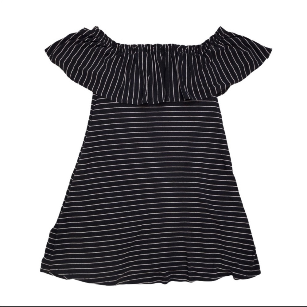 Abercrombie Navy Blue Stripe Dress